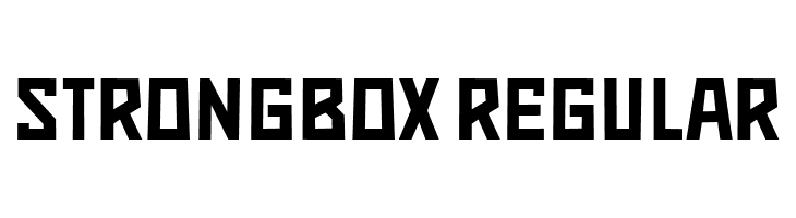 Strongbox Regular  Frei Schriftart Herunterladen