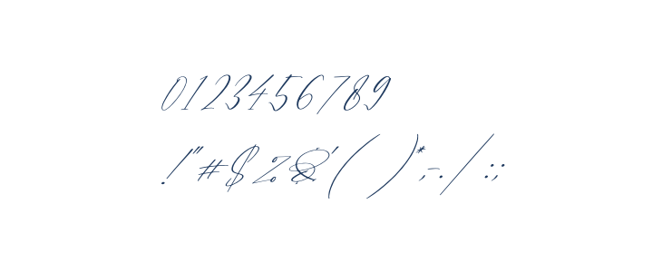 Strongela Delmonte Italic Other Characters