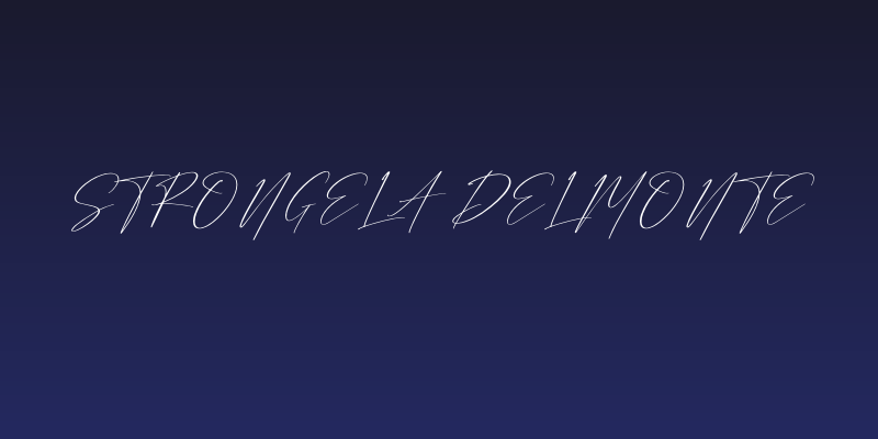 Strongela Delmonte Social Header