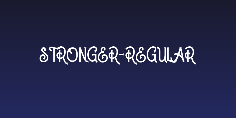 Stronger-Regular Social Header