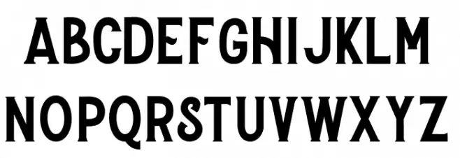 Stronger-Regular Caratteri MINUSCOLO