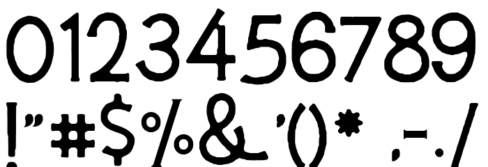 Stronger-Rough Font OTHER CHARS