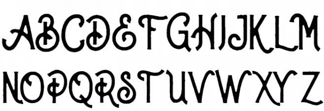Stronger-Rough 字体 大写