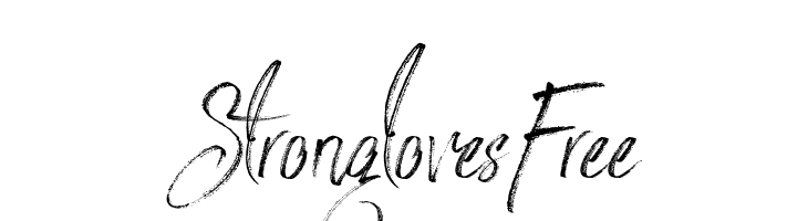 StronglovesFree  les polices de caractères gratuit tlcharger