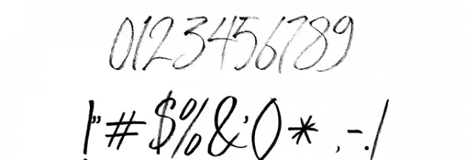 StronglovesFree Font OTHER CHARS