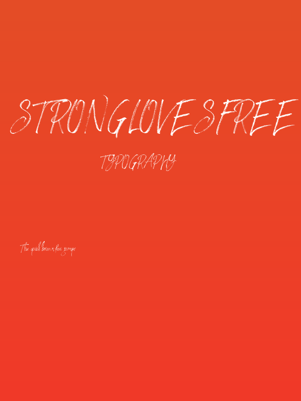 StronglovesFree Poster