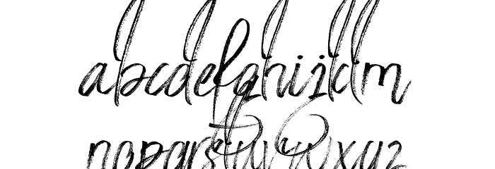 StronglovesFree Font LOWERCASE