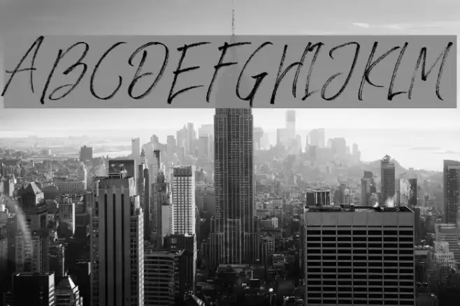 StronglovesFree Font examples