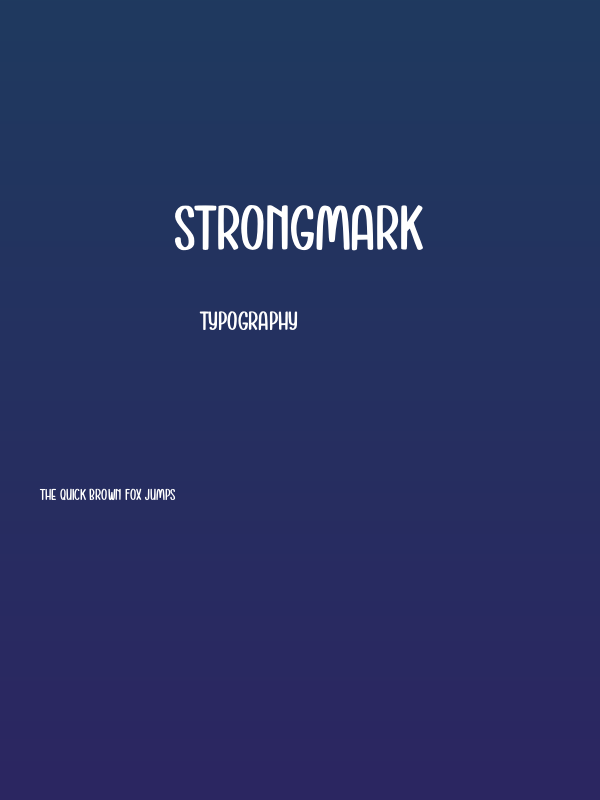 Strongmark Poster
