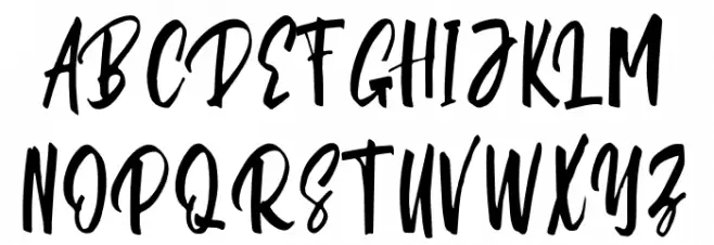Strongwild Demo Schriftart Groß