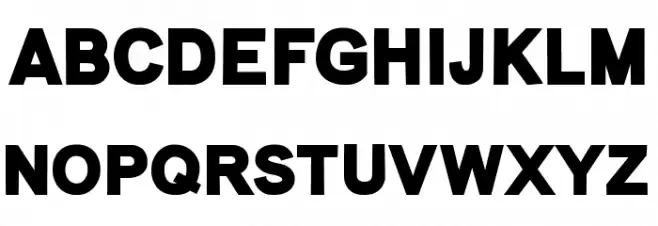 Stroud Font Litere mari
