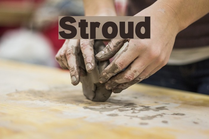 Stroud フォント examples