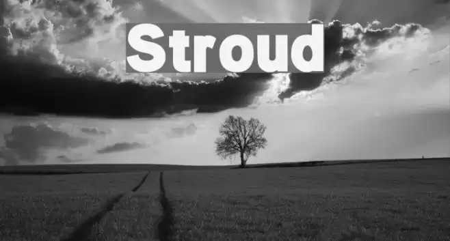 Stroud フォント examples