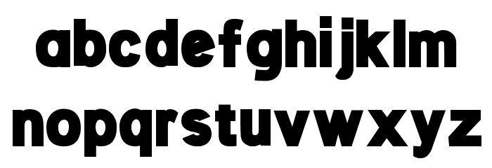 Stroud フォント 小文字