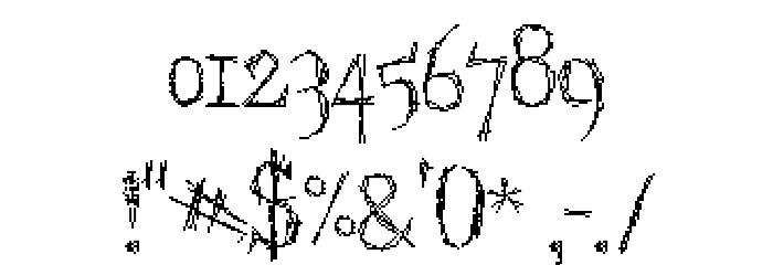 Struct-destruct Serif 3.2 Regular Font OTHER CHARS