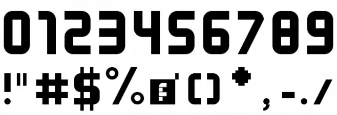 Structure Sans Regular Font OTHER CHARS