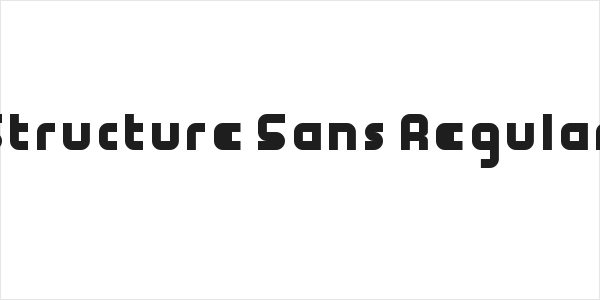 Structure Sans Regular Logo