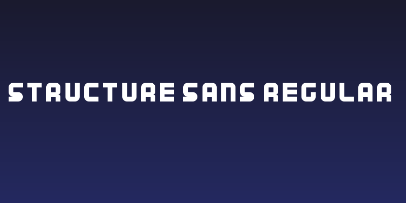 Structure Sans Regular Social Header