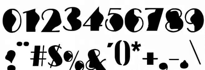 Structure Wave Font OTHER CHARS