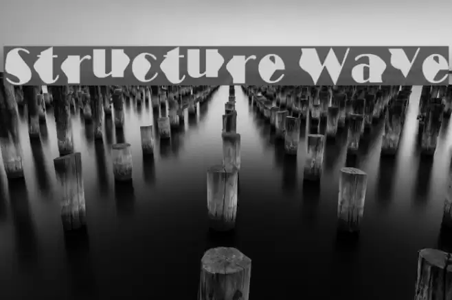 Structure Wave Font examples