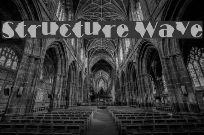 Structure Wave Font examples