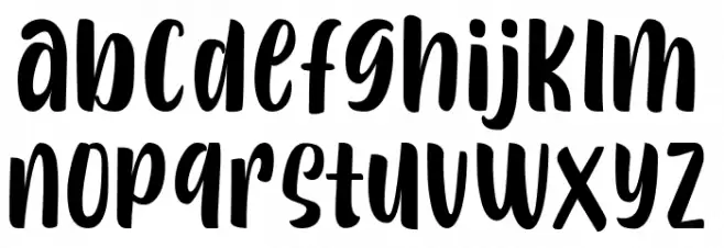 Sttalline Font LOWERCASE