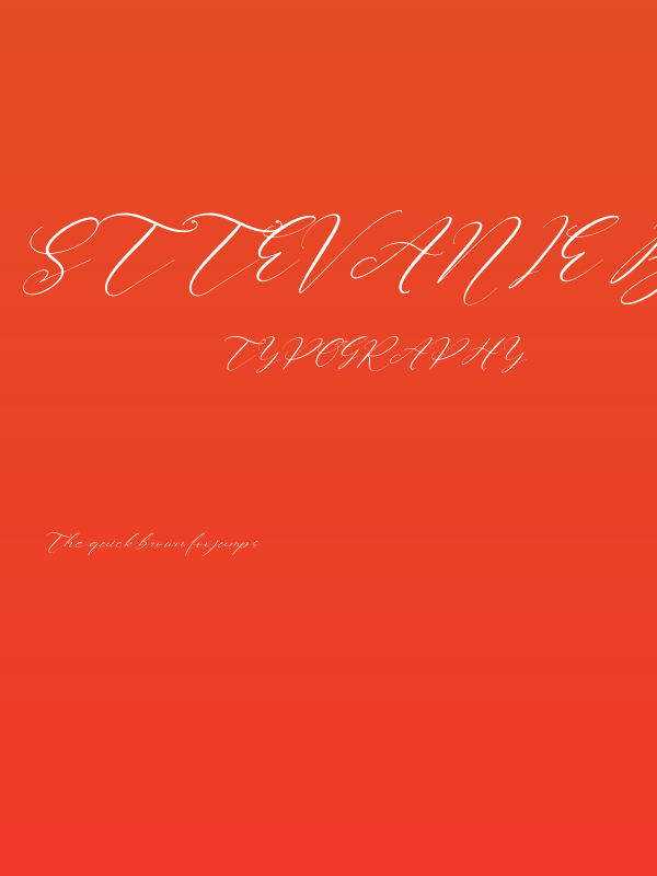 Sttevanie Barbara Italic Poster