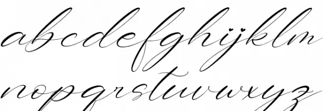 Sttevanie Barbara Italic 字体 小写