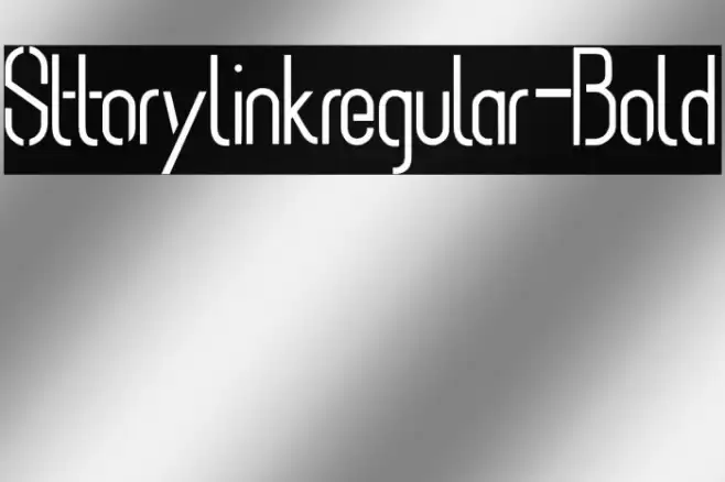 Sttorylinkregular-Bold Font examples