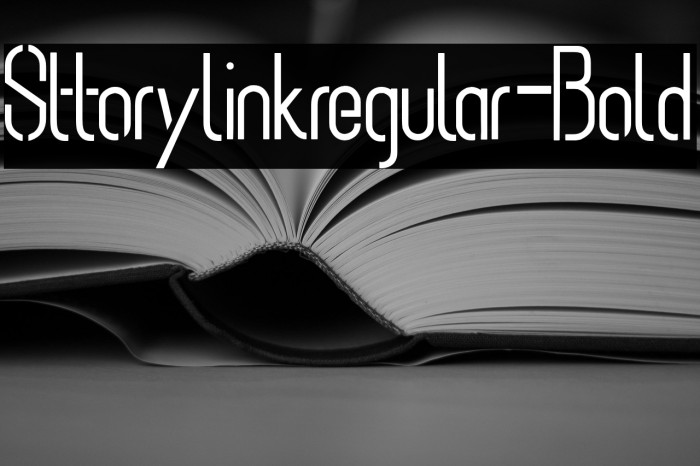 Sttorylinkregular-Bold Example 2