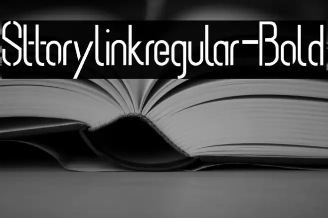 Sttorylinkregular-Bold Font examples