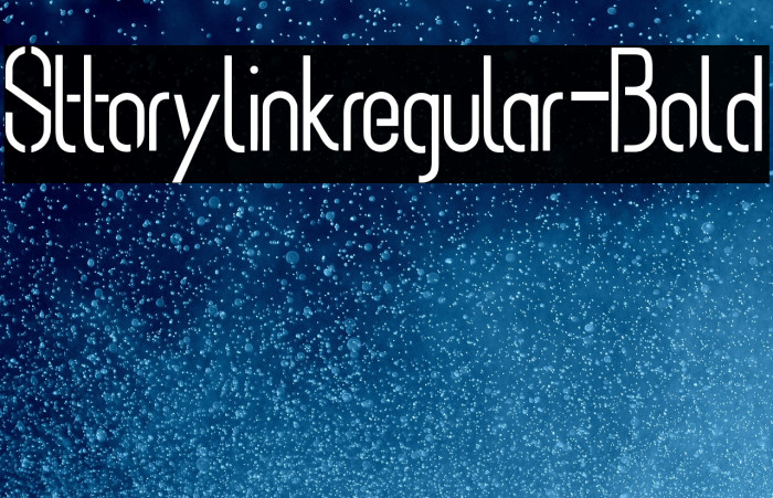 Sttorylinkregular-Bold Example 3