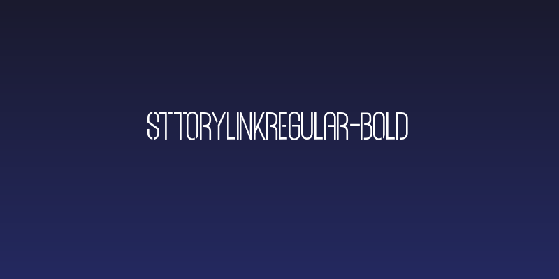 Sttorylinkregular-Bold Social Header