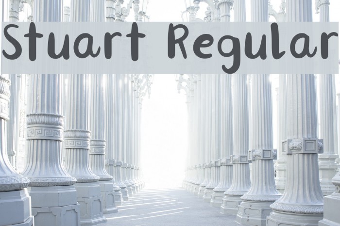 Stuart Regular Font examples