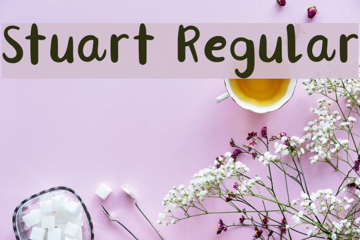 Stuart Regular Font examples