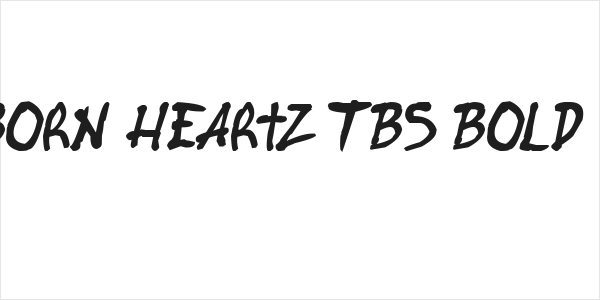 Stubborn Heartz TBS Bold Italic Logo