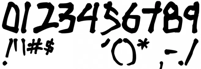 Stubborn Heartz TBS Bold Font OTHER CHARS