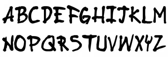 Stubborn Heartz TBS Bold Fonte MAIÚSCULAS