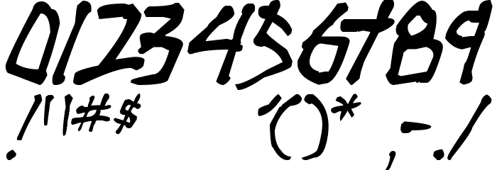 Stubborn Heartz TBS Italic Font OTHER CHARS