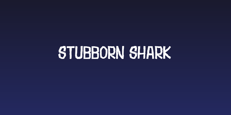 Stubborn Shark Social Header
