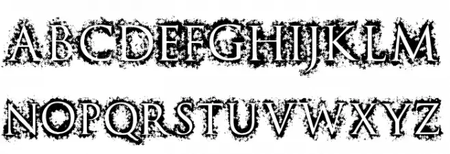 Stucco Regular Schriftart Groß