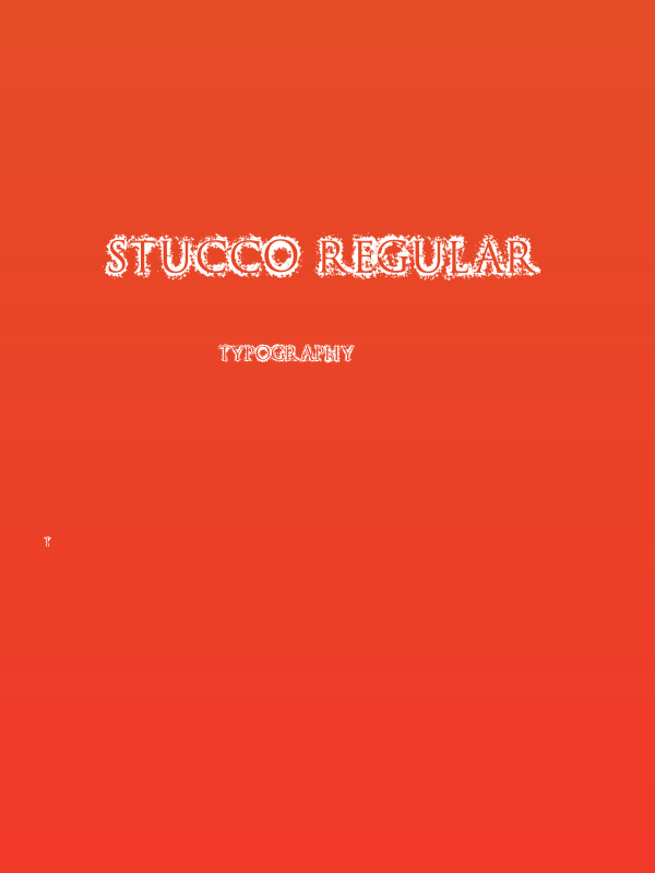 Stucco Regular Poster