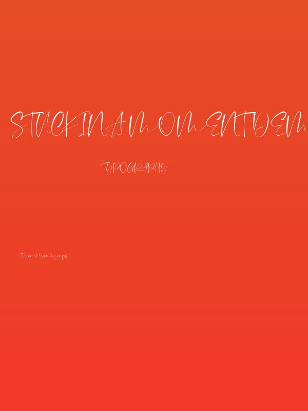 Stuck in a moment DEMO Poster