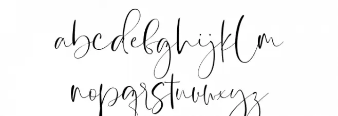 Stuck in a moment DEMO Schriftart Kleinbuchstaben