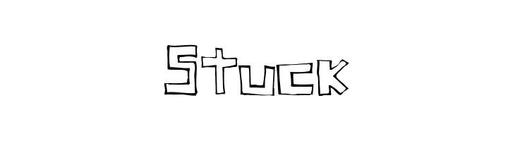 Stuck  font caratteri gratis