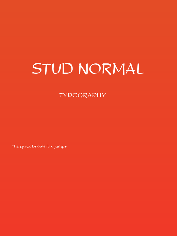 Stud Normal Poster
