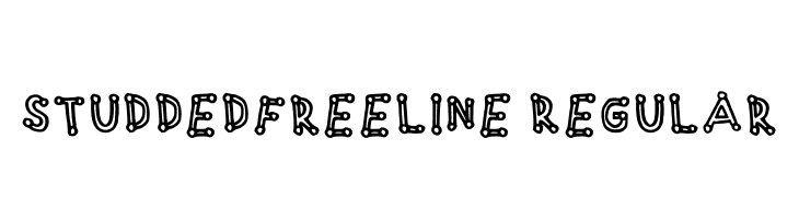 Studdedfreeline Regular  Frei Schriftart Herunterladen