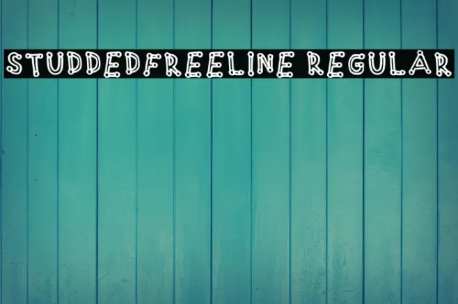 Studdedfreeline Regular Example 1