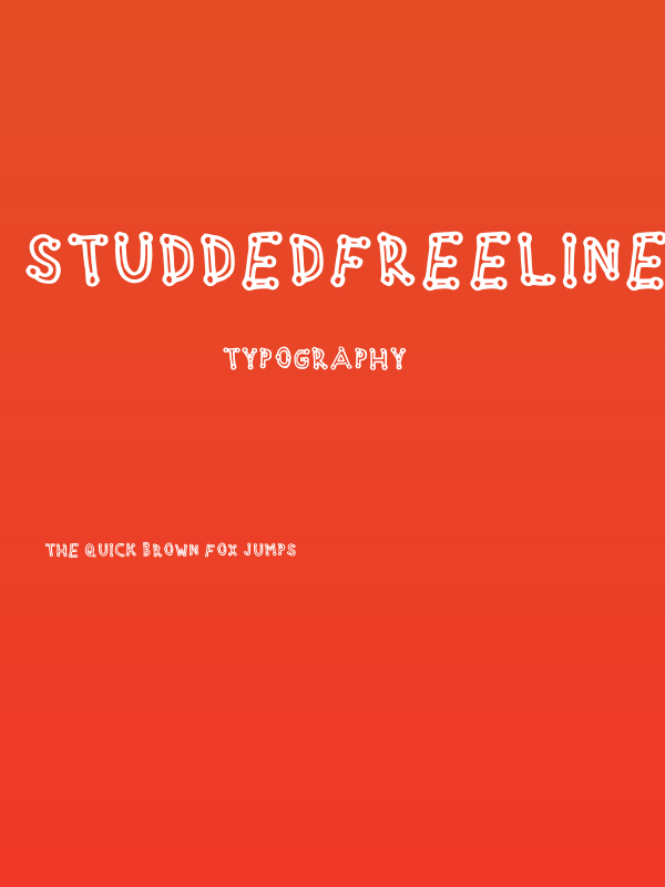 Studdedfreeline Regular Poster