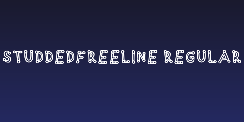 Studdedfreeline Regular Social Header